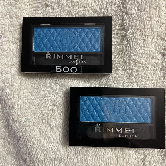 Rimmel London Other - 2.  New. Rimmel  London Posh Peacock blue  Powder Eyeshadow #500 NWT!
